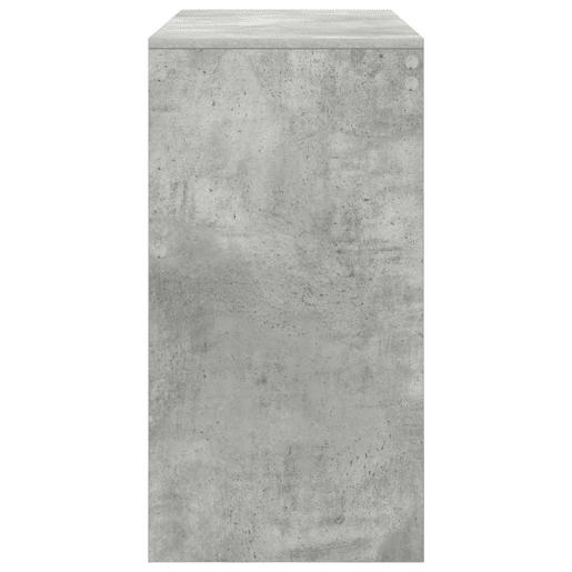 Secretária Escrivaninha de computador - Cinzento cimento 100 x 40 x 76 cm Madeira processada