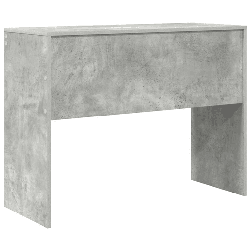 Secretária Escrivaninha de computador - Cinzento cimento 100 x 40 x 76 cm Madeira processada