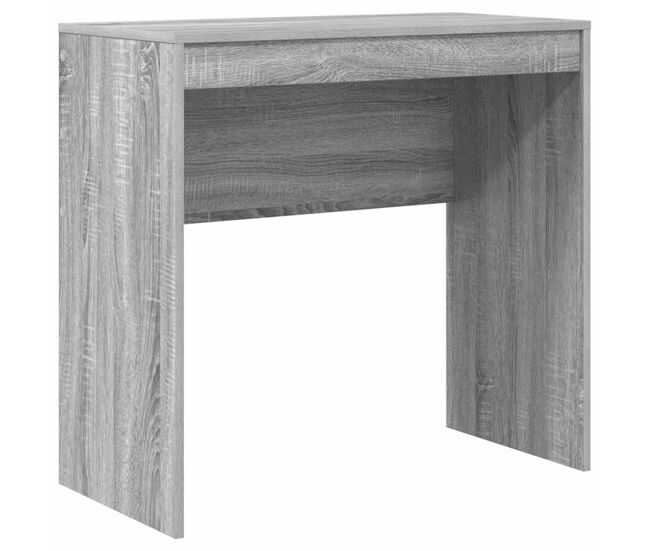Escritorio - mesa de ordenador gris sonoma 80 x 40 x 76 cm madera contrachapada