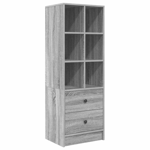 Secretária Escrivaninha de computador - com Armazenamento 2 pcs Sonoma cinzento 100 x 40 x 76 cm Secretária Escrivaninha de computador - com Armazenamento 2 pcs Sonoma cinzento 100 x 40 x 76 cm