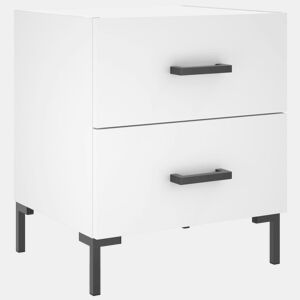 Mesa De Cabeceira - Mesinha De Cabeceira 40x35x47,5 cm derivados de madeira branco