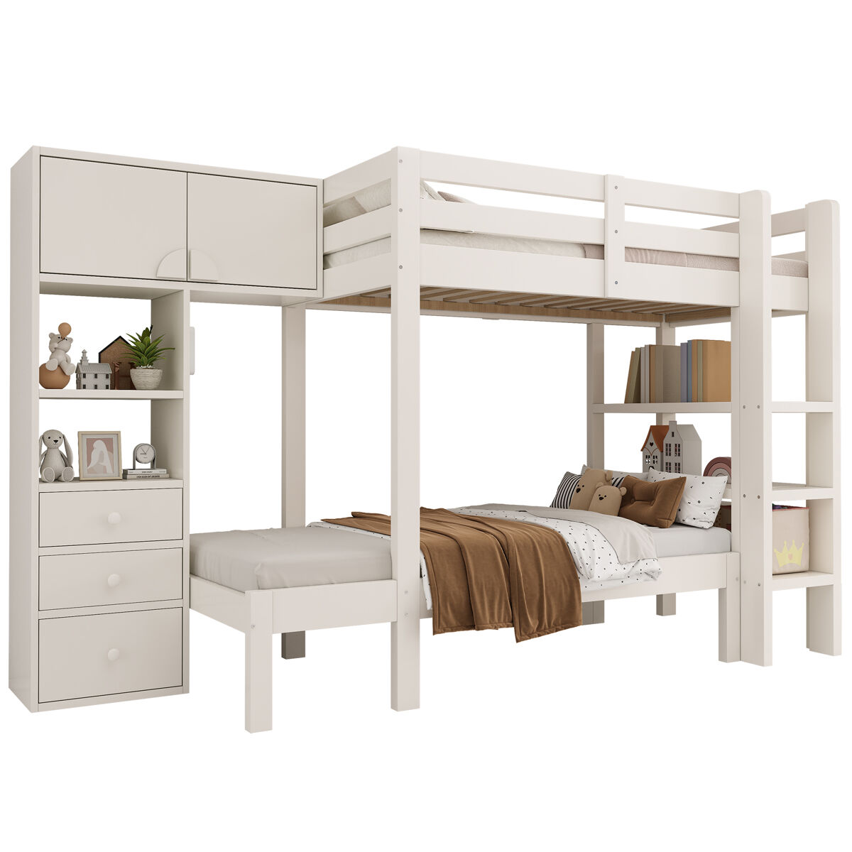 Litera infantil de madera maciza