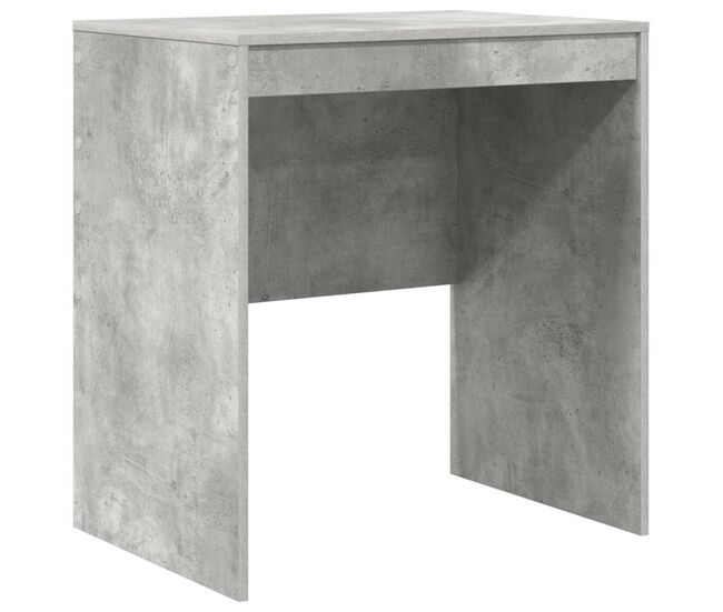 Escritorio - mesa de ordenador gris hormigón 70 x 50 x 76 cm madera contrachapada