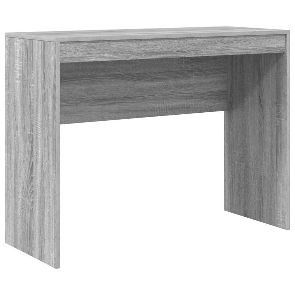Escritorio - Mesa de Ordenador 100x40 Roble/ Gris