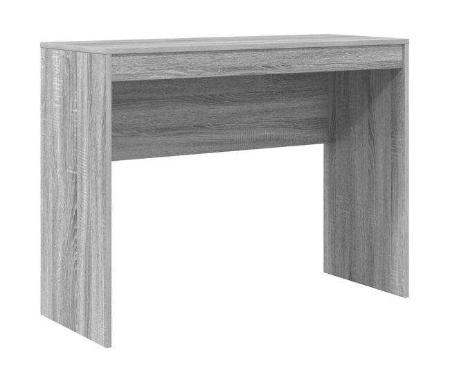 Escritorio - mesa de ordenador gris sonoma 100 x 40 x 76 cm madera contrachapada