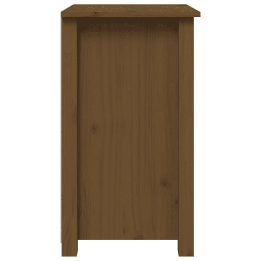 Lote de 2 Mesas De Cabeceira - Mesinhas De Cabeceira 40x35x61,5 cm pinho maciço castanho mel