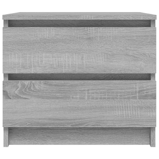 Lote de 2 Mesas De Cabeceira Mesinhas De Cabeceira - 50x39x43,5cm derivados madeira cinza sonoma