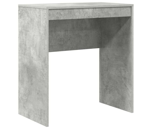 Escritorio - mesa de ordenador gris hormigón 70 x 40 x 76 cm madera contrachapada