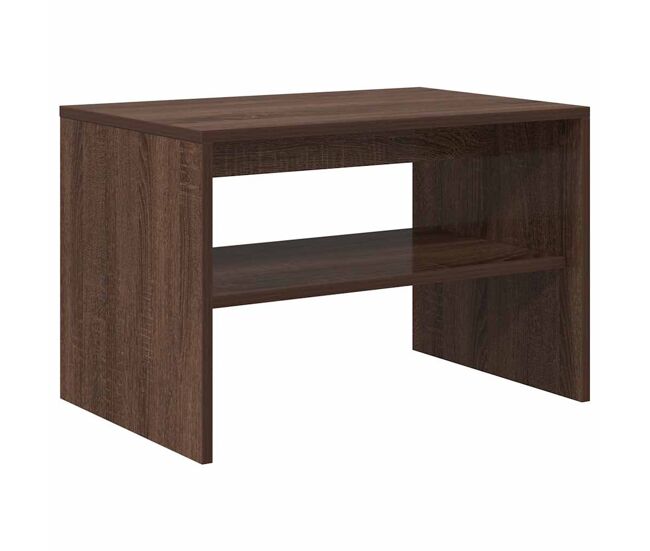 Mueble para tv madera contrachapada marrón roble 60x40x40 cm