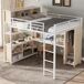 Cama alta de metal 144x234 Cama alta de metal 144x234 Blanco