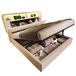 Cama con almacenaje de terciopelo 185x211 Cama con almacenaje de terciopelo 185x211 Beige