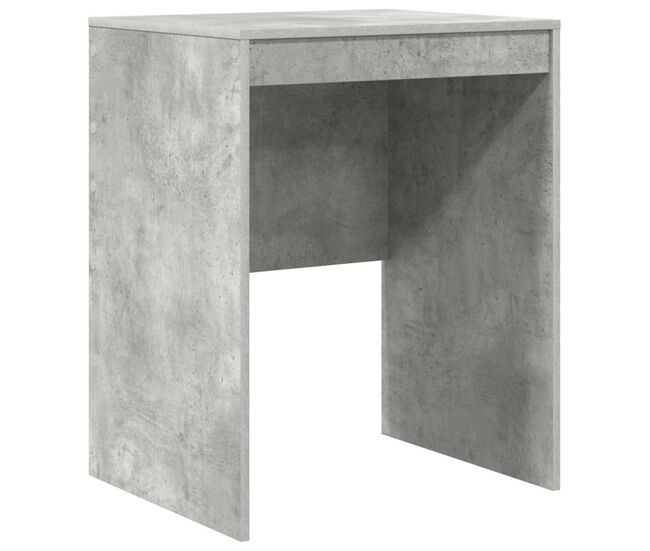 Escritorio - mesa de ordenador gris hormigón 60 x 50 x 76 cm madera contrachapada