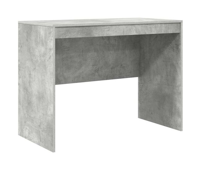 Escritorio - mesa de ordenador gris hormigón 100 x 50 x 76 cm madera contrachapada