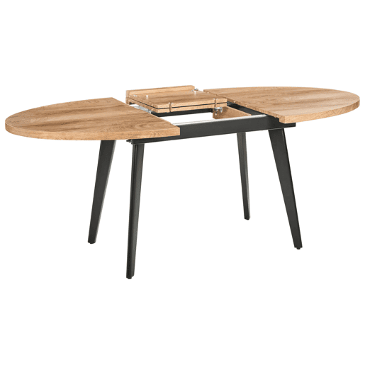 Beliani Mesa de jantar extensÃvel DUTTON Beliani Mesa de jantar extensÃvel DUTTON