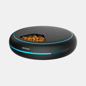 Cecotec Dispensador automático de alimentos para animais de estimação com 4 secções independentes, capacidade de 1,6 l, ecrã LED, temporizador e gravador de voz.