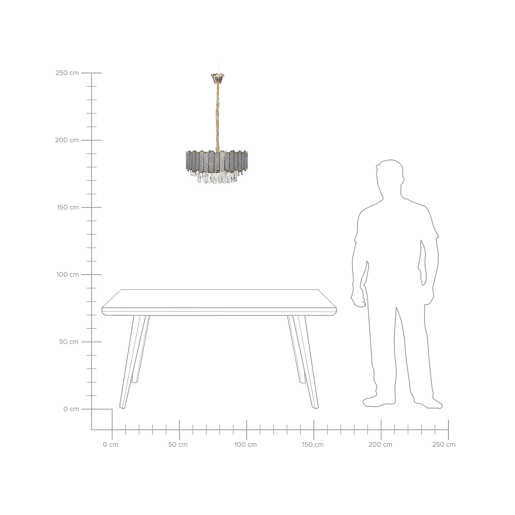 Beliani Lustre AGUARICO Beliani Lustre AGUARICO