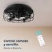 Cecotec Ventilador de techo con luz EnergySilence LampAero 600 Cecotec Ventilador de techo con luz EnergySilence LampAero 600 Negro