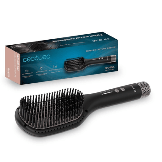 Cecotec Escova alisadora com função de ar quente. Cecotec Escova alisadora com função de ar quente.