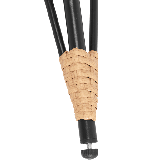 Conjunto de 2 cadeirões de rotim sintético com almofadas AIKO