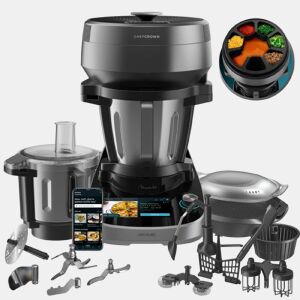 Cecotec Robô de cozinha multifunções com distribuidor de alimentos.
