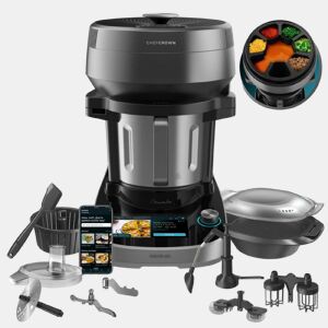 Cecotec Robô de cozinha multifunções com distribuidor de alimentos.
