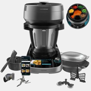 Cecotec Robô de cozinha multifunções com distribuidor de alimentos.