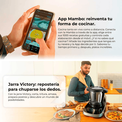 Cecotec Robô de cozinha multifunções com distribuidor de alimentos.