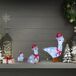 Set de 3 Patos decorativos Navideños con Luces LED y temporizador Set de 3 Patos decorativos Navideños con Luces LED y temporizador Rojo