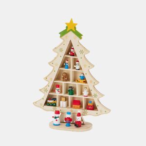 Figura de árvore de Natal em MDF com decoração
