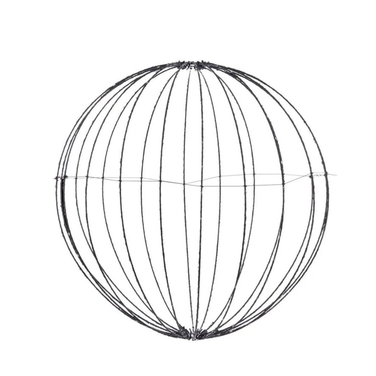 Bola Metálica plegable con 224 Luces LED RGB y control remoto