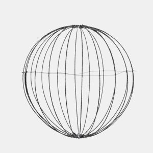 Bola de metal dobrável com 224 luzes LED RGB e controle remoto