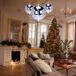 Well Home Bola de Navidad LED con 4 tiras de luces Well Home Bola de Navidad LED con 4 tiras de luces Plateado