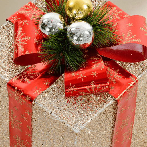 Outsunny Conjunto de 3 Caixas de Presente de Natal com Luzes Enfeites Luminosos para Árvore de Natal com 58 LEDs Branco Quente Iluminação Natalícia para Interior Exterior e Festa Dourado Outsunny Conjunto de 3 Caixas de Presente de Natal com Luzes Enfeites Luminosos para Árvore de Natal com 58 LEDs Branco Quente Iluminação Natalícia para Interior Exterior e Festa Dourado
