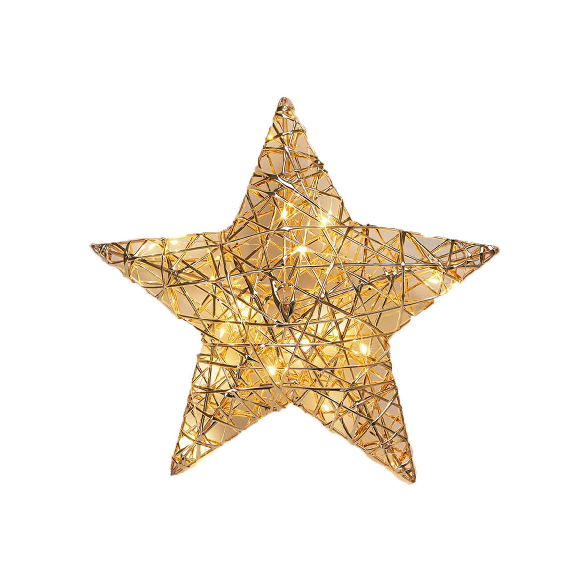 Estrella Navideña con 20 Luces LED cálidas