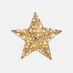 Estrela de Natal com 20 Luzes LED Quentes
