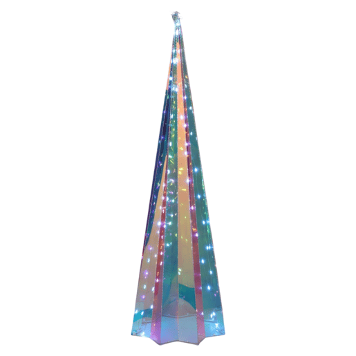 Cone Luminoso de Natal com Base em Estrela e 40 Luzes LED Cone Luminoso de Natal com Base em Estrela e 40 Luzes LED
