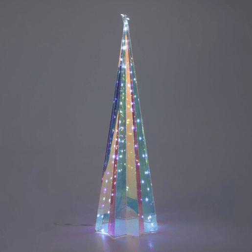 Cone Luminoso de Natal com Base em Estrela e 40 Luzes LED Cone Luminoso de Natal com Base em Estrela e 40 Luzes LED