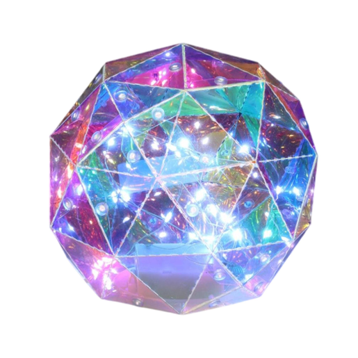 Bola luminosa Well Home com 20 luzes LED legais
