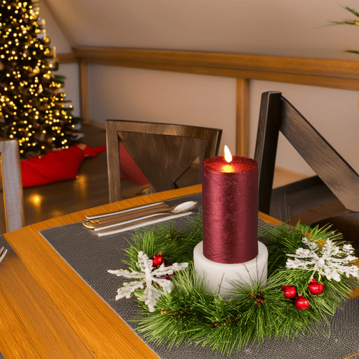 Vela LED Well Home Wax com temporizador