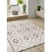 Alfombra geométrico SIROCO - ATTICGO 133x190 Alfombra geométrico SIROCO - ATTICGO 133x190 Azul
