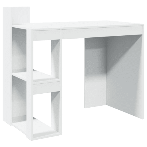 Secretária Mesa de escritório - 103,5x56,5x94 cm derivados de madeira branco