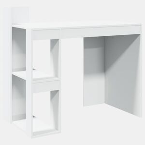 Secretária Mesa de escritório - 103,5x56,5x94 cm derivados de madeira branco