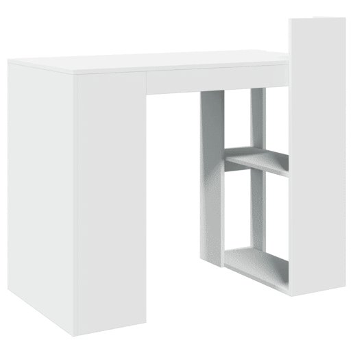 Secretária Mesa de escritório - 103,5x56,5x94 cm derivados de madeira branco