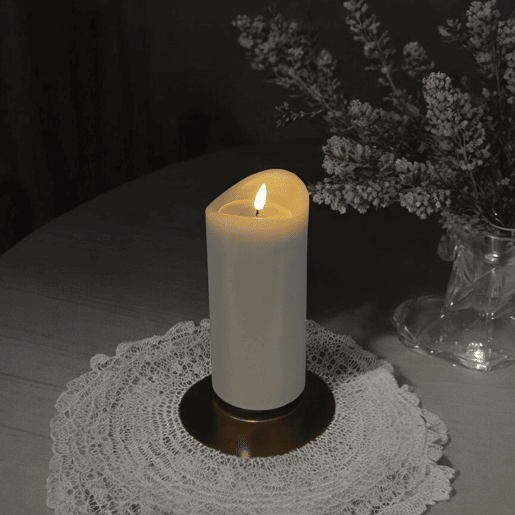 Vela LED com efeito gelatinoso Well Home