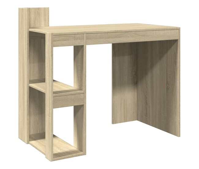 Escritorio - mesa de ordenador madera de ingeniería roble sonoma 103,5x56,5x94 cm