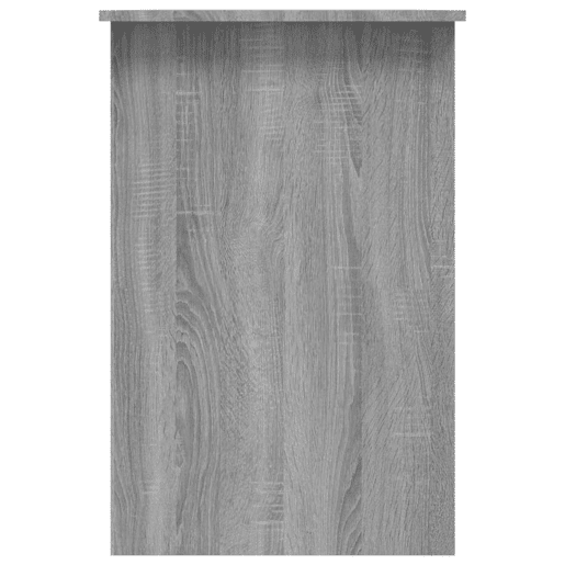 Secretária Escrivaninha de computador - 100x50x76 cm derivados de madeira cinzento sonoma