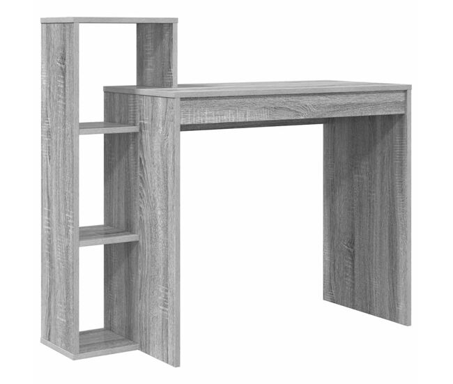 Escritorio - mesa de ordenador gris sonoma 100 x 40 x 90 cm madera contrachapada