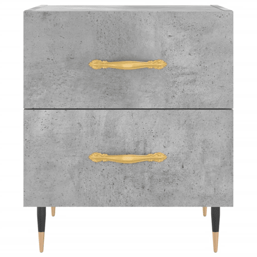 Mesa De Cabeceira - Mesinha De Cabeceira derivados de madeira cinza cimento