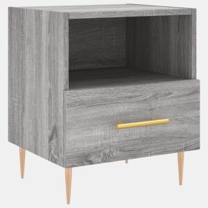 Mesa De Cabeceira - Mesinha De Cabeceira 40x35x47,5 cm derivados madeira sonoma cinza