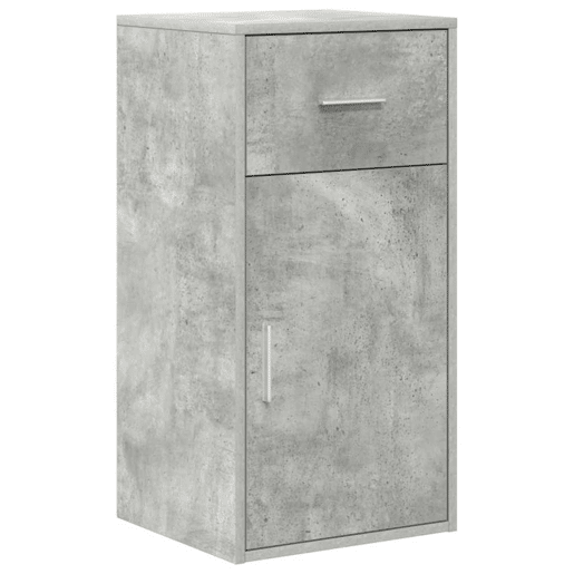 Secretária de canto - Mesa de computador com gaveta 2 pcs Cinzento 102 x 50 x 75 cm